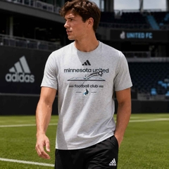 Áo Phông Adidas Nam Chính Hãng - Minnesota United FC Vintage T-Shirt - Màu xám | JapanSport JP2888