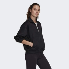 Áo Khoác Adidas nữ Chính Hãng - MUST HAVES TRACK  - Black/White | JapanSport - FR5109