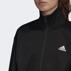 Áo Khoác Adidas nữ Chính Hãng - MUST HAVES TRACK  - Black/White | JapanSport - FR5109