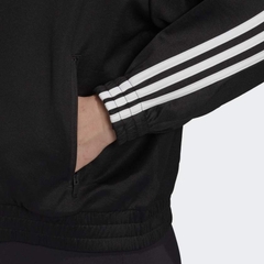 Áo Khoác Adidas nữ Chính Hãng - MUST HAVES TRACK  - Black/White | JapanSport - FR5109