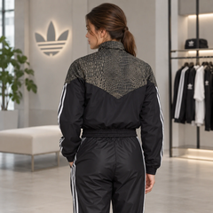 Áo Khoác Nữ Adidas Chính hãng - Originals Aop Track Jacket - Màu Đen | JapanSport H20428