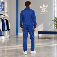 Bộ Thể Thao Nam Adidas Chính Hãng - Originals Firebird – Màu xanh | JapanSport KC7052 KC9503