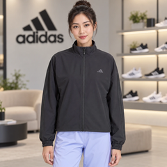 Áo Khoác Adidas Nữ Chính Hãng - Pacer All Gym Tonal 3-Stripes Woven Jacket - Màu Đen | JapanSport IW8167