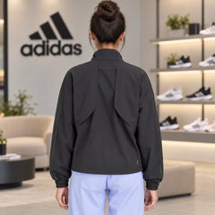 Áo Khoác Adidas Nữ Chính Hãng - Pacer All Gym Tonal 3-Stripes Woven Jacket - Màu Đen | JapanSport IW8167