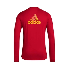 Áo Phông Adidas Nam Chính Hãng - Real Salt Lake Long Sleeve Pre-Game T-Shirt - Màu đỏ | JapanSport IP1033