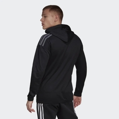 Áo Hoodie Nam Chính  Hãng - RVL 3-Stripes Hoodie - Đen | JapanSport HE2271