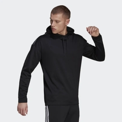 Áo Hoodie Nam Chính  Hãng - RVL 3-Stripes Hoodie - Đen | JapanSport HE2271