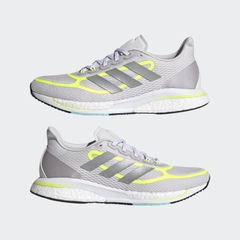 Giày chạy Adidas Nữ Chính Hãng - SUPERNOVA+ - White/SolarYellow | JapanSport - FX6699