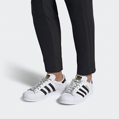 Giày Adidas Nữ Chính Hãng - Superstar Retro '1986' Footwear White/Core Black | JapanSport EG6325