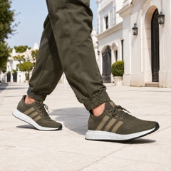 Giày nam Adidas Chính Hãng - SWIFTRUN 1.0 2026 - Màu olive | JapanSport   JR6891