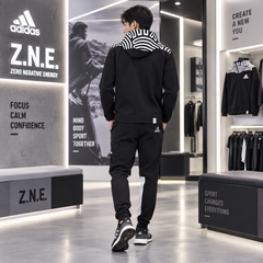 Bộ thể thao nam Adidas Chính hãng - Tokyo Pack Z.N.E. - Đen | JapanSport GN5670+GM6545