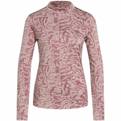 Áo Polo Adidas Nữ Chính Hãng - Ultimate365 Jacquard Mock - Màu Tím | Japansport JE9874