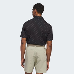 Áo Polo Golf Adidas Nam Chính Hãng - ULTIMATE365+ MICRO PRINT - Màu đen | JapanSport KB3726