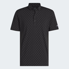 Áo Polo Golf Adidas Nam Chính Hãng - ULTIMATE365+ MICRO PRINT - Màu đen | JapanSport KB3726