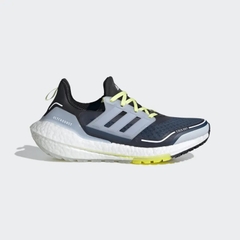 Giày chạy Adidas Chính Hãng - UltraBoost 21 COLD.RDY - Xanh | JapanSport S23754