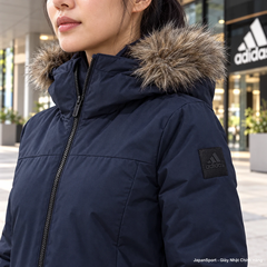 Áo Khoác Nữ Adidas Chính Hãng - PARKA XPLORIC - Navy | JapanSport - CY8608
