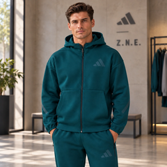 Bộ thể thao nam Adidas Nam Chính Hãng - Z.N.E. Aurora Ivy - Màu xanh | JapanSport KB3709 + JW4724