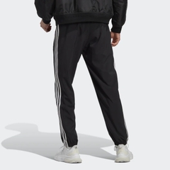 Quần Adidas Nam Chính Hãng -AEROREADY ESSENTIALS ELASTIC CUFF WOVEN 3-STRIPES PANTS - Đen | JapanSport IC9446