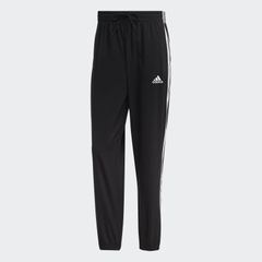 Quần Adidas Nam Chính Hãng -AEROREADY ESSENTIALS ELASTIC CUFF WOVEN 3-STRIPES PANTS - Đen | JapanSport IC9446