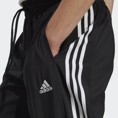 Quần Adidas Nam Chính Hãng -AEROREADY ESSENTIALS ELASTIC CUFF WOVEN 3-STRIPES PANTS - Đen | JapanSport IC9446