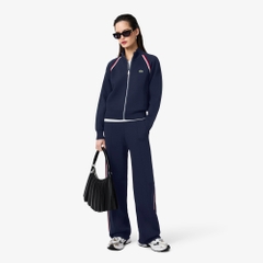 Áo Khoác Lacoste Chính Hãng - High-Neck Zip Front Double Face Sweater - Màu Navy | JapanSport  AF0243-51-J7E