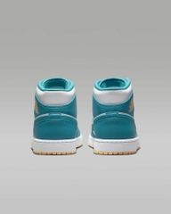 Giày Nike Nam Nữ Chính Hãng - Air Jordan 1 Mid - Xanh | JapanSport DQ8423-400