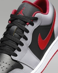 Giày Nike Nam Chính Hãng - Air Jordan 1 Low - Màu Xám/Đen | JapanSport 553558-060