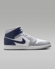 Giày Nike Nam Chính Hãng - Air Jordan 1 Mid - Màu Xám | JapanSport DQ8426-104