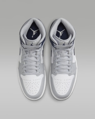 Giày Nike Nam Chính Hãng - Air Jordan 1 Mid - Màu Xám | JapanSport DQ8426-104