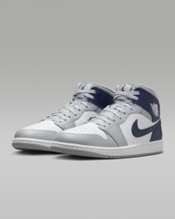 Giày Nike Nam Chính Hãng - Air Jordan 1 Mid - Màu Xám | JapanSport DQ8426-104
