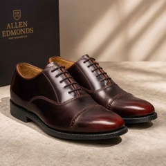 Giày Allen Edmonds Nam Chính Hãng - Men's Brady - Màu Nâu đen | JapanSport 7734