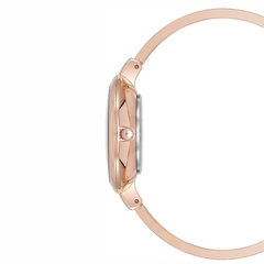 Set Đồng hồ Anne Klein Nữ Chính hãng - Bangle Watch and Bracelet Set - AK/5142BHST - Màu vàng hồng | JapanSport