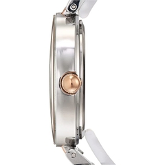 Đồng Hồ Anne Klein Nữ Chính Hãng - Genuine Diamond Dial Bracelet - Bạc/Vàng hồng | JapanSport AK/1363SVRT