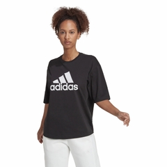Áo Adidas nữ Chính Hãng - Future Icons Badge of Sport T-Shirt - Màu Xanh | Japansport HK0504