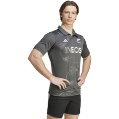 Áo Polo Adidas Nam Chính Hãng - All Blacks Rugby Training Jersey - Đen | JapanSport IS2889