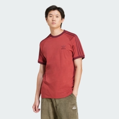 Áo Phông Adidas Nam Chính Hãng - Adicolor Classics 3-Stripes Tee - Màu Đỏ Ruby | JapanSport JN7019