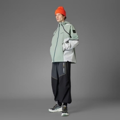 Áo Khoác gió Adidas Nam Chính Hãng - National Geographic WIND.RDY - Màu Xanh | JapanSport JD5835