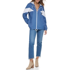 Áo khoác nữ gió Levi's Chính Hãng - Nylon Color Block Windbreaker cho nữ - Màu xanh | JapanSport LW3RP227