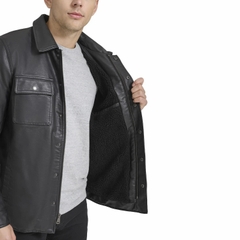 Áo Khoác da Levi's Chính Hãng - da nhân tạo Sherpa Lined Trucker - Màu đen | JapanSport 1521597-black