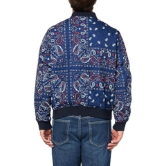 Áo Khoác Levi's Chính Hãng - Diamond Quilted Bomber Jacket - Màu xanh | JapanSport LM2MP433-Blue