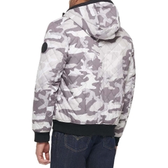 Áo Khoác Levi's Chính Hãng - Diamond Quilted Sherpa Lined Bomber Jacket - Màu Kem | JapanSport LM1RN592-4w1