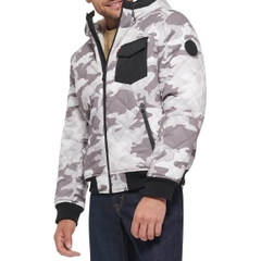 Áo Khoác Levi's Chính Hãng - Diamond Quilted Sherpa Lined Bomber Jacket - Màu Kem | JapanSport LM1RN592-4w1