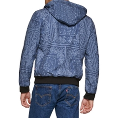 Áo Khoác Levi's Chính Hãng - Hooded Water Resistant Softshell Bomber - Màu Xanh | JapanSport LM9RP750-fbc