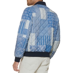 Áo Khoác Levi's Chính Hãng - Quilted Open Bottom Bomber - Màu xanh | JapanSport LM2RP433-lin