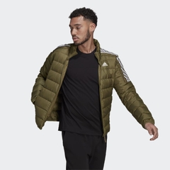 Áo Khoác lông vũ Adidas Nam Chính Hãng - Essentials Down Jacket - Olive | Japababy GT9168