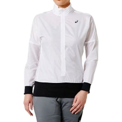 Áo Asics Chính Hãng - Women's Packable Pullover Jacket - Trắng | JapanSport 2012A386