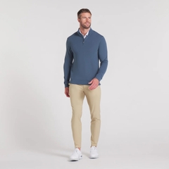 Áo Khoác Puma Nam Chính Hãng - CLOUDSPUN Fleece Men's Quarter-Zip Top - Màu Xanh | JapanSport 629567-01