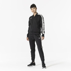Áo Mizuno Chính Hãng - MC Line Stretch Sweat Track Jacket - Đen | JapanSport 32MCB335-09