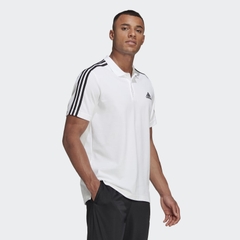 Áo Polo Adidas Chính hãng - Essentials Piqué Embroidered Small Logo 3 AEROREADY - Trắng | JapanSport GK9138