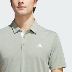 Áo Polo Adidas Nam Chính Hãng - Áo Polo Drive Heather - Màu xanh | JapanSport JJ1698